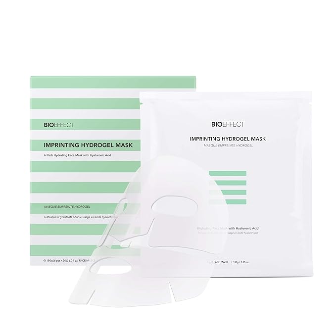 BIOEFFECT Imprinting Hydrogel Face Mask | Soothing Two-Part Hydrogel Mask for Intense Hydration, Plumper & Smoother-Looking Skin, 1 Mask