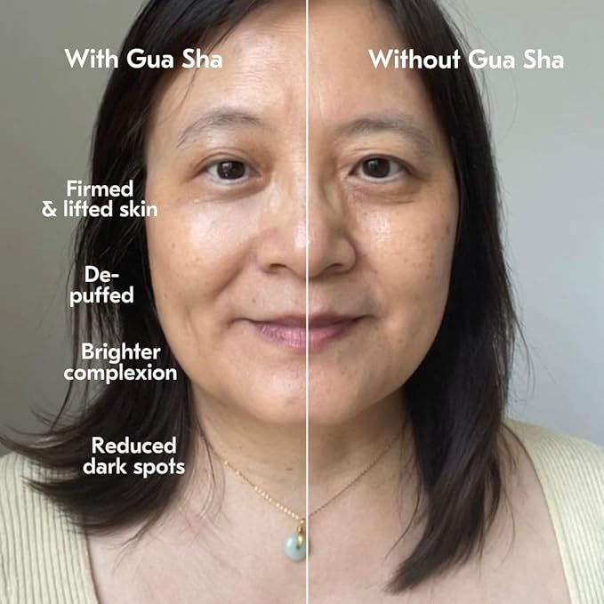 Mount Lai Vitality Qi LED Gua Sha Device, LED Light Therapy for Face, Gua Sha Facial Tools for Firming, Lifting, Sculpting, Anti-Aging, Tension-Melting, Face Lift Device Heat Therapy and Rejuvenation