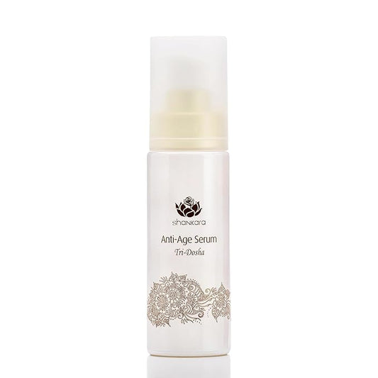 Shankara Ageless Vitamin C Serum with Gotu Kola for Hydrated, Younger-Looking Skin – Herbal Neck and Face Serum for Dark Spots, Fine Lines, Wrinkles – Cruelty-Free, Fragrance-Free (30ml)