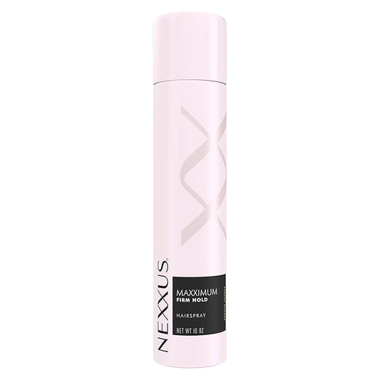 Nexxus Styling Spray Maxximum Finish Firm Hold Hairspray Powered by STYLEPROTECT Technology 10 oz | for Control, Hold, Hairspray, for Women, Hair Styling, Pink