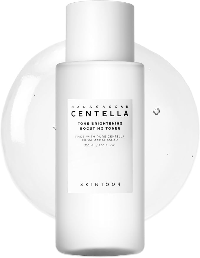 SKIN1004 Tone Glowing Boosting Toner 7.10 fl.oz, 210ml, Korean Face Toner with Niacinamide, MadeWhite, & Madagascar Centella, Hydrating & Gentle Exfoliating, Smooth Glowing Skin, Korean Skin Care