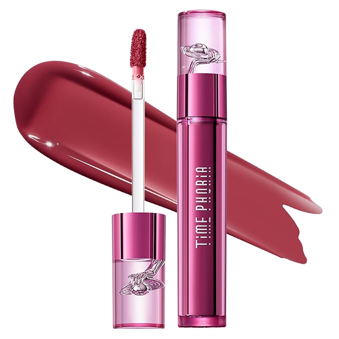 Altera Blurring Lip Tint 013 Flush, Medium Pink Glossy to Soft Matte Finish, Blur Lip Lines, Weightless No-Sticky Airy Velvet Texture, Vibrant Hydrating Long-Lasting Lip Stain