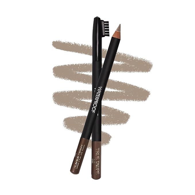 Sorme Cosmetics Waterproof Eyebrow Pencil (True Taupe) | Natural Defining Brow Liner with Brush | Smudge-Proof & Waterproof Eyebrow Makeup | Nourishing Eye Brow Pencil for All Skin Types
