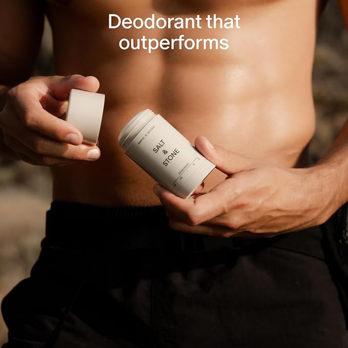 SALT & STONE Aluminum Free Deodorant | Extra Strength 48 Hour Protection for Women & Men | Made with Seaweed Extracts, Niacinamide & Prebiotics (Mini Deodorant Discovery Set)