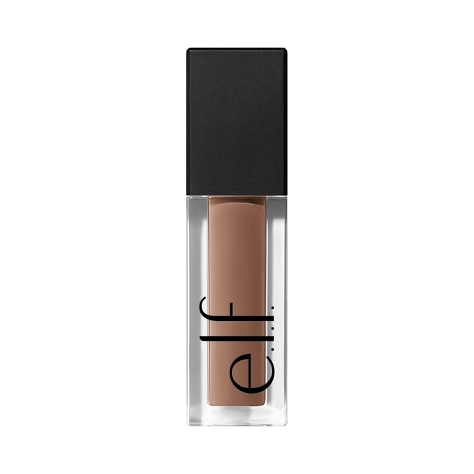 e.l.f. Liquid Velvet Eyeshadow, Crease-Resistant Liquid-to-Powder Eyeshadow For A Rich, Soft-Matte Finish, Vegan & Cruelty-Free, Beige & Boujee
