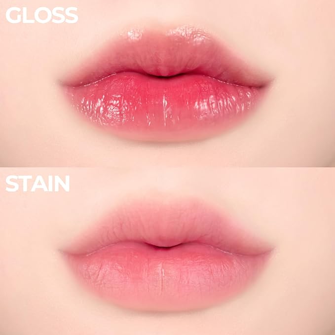 Pudding Glow Korean Lip Tint | Natural Lip Stain | Gloss to Stain | Long-Lasting & Non-Sticky | Lightweight Lip Tint | 0.14 oz. (03 CANDY BERRY)