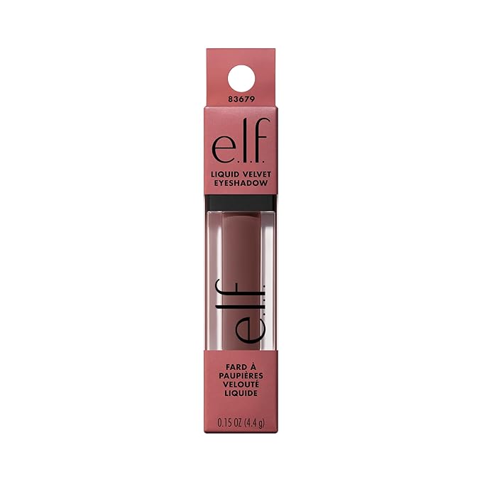 e.l.f. Liquid Velvet Eyeshadow, Crease-Resistant Liquid-to-Powder Eyeshadow For A Rich, Soft-Matte Finish, Vegan & Cruelty-Free, Currant Mood