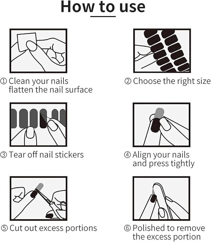 WUXEKZO 5 Pcs Nail Decals Stickers Self Adhesive Nail Supply Nail Stickers Set for Girls Manicure Salon, Non Binary Flag Nails Stickers Wraps Decals
