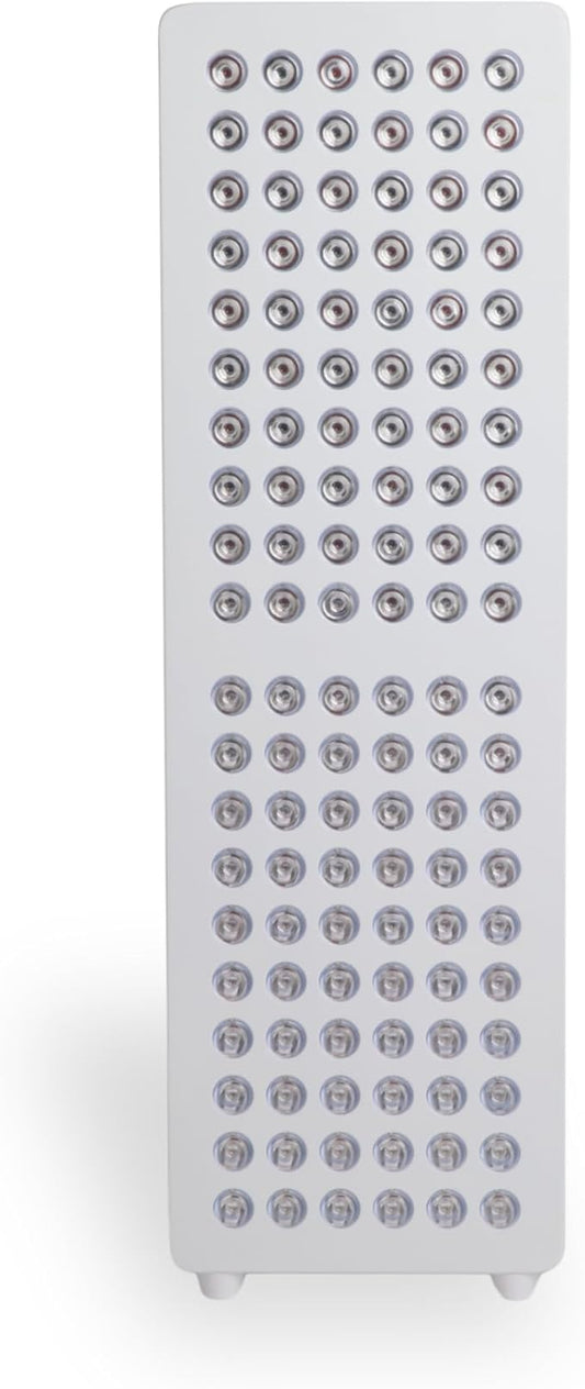 Makiuri Red Light Therapy Lamp | LED Light Therapy Panel for Face & Body | Infrared & Red Light in 5 Wavelengths | Supports Relaxation, Skin Appearance & Overall Wellness | Venus (White 120 LED)
