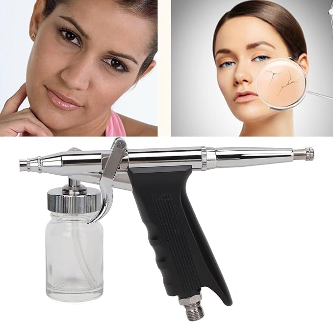 DUIMIMI Facial Oxygen Injector Spray Gun Deep Moisturizing Skin Rejuvenation, Atomization Fine Mist Sprayer for Hydrating, Oil Control Portable Home Beauty Salon Use