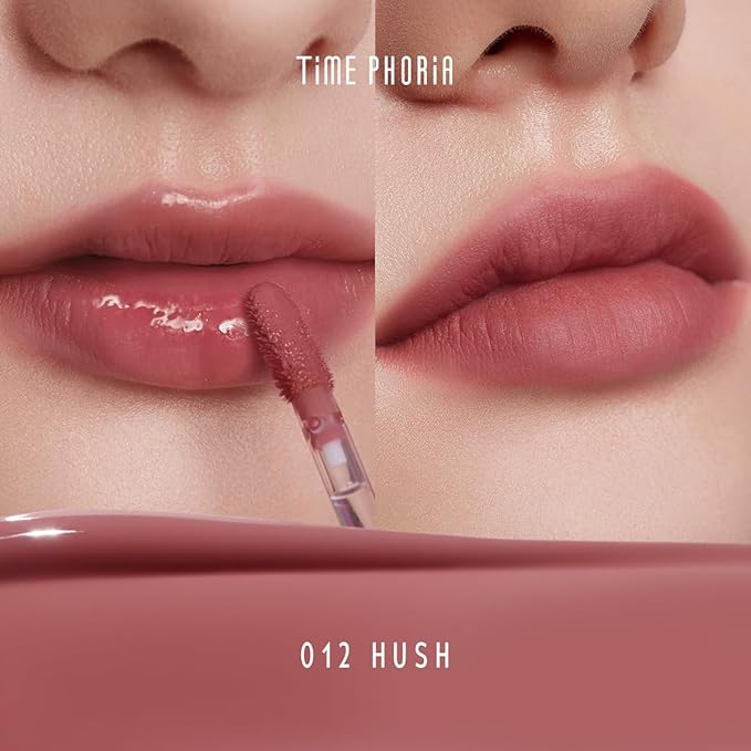 Altera Blurring Lip Tint 012 Hush, Nude Pink Glossy to Soft Matte Finish, Blur Lip Lines, Weightless No-Sticky Airy Velvet Texture, Vibrant Hydrating Long-Lasting Lip Makeup
