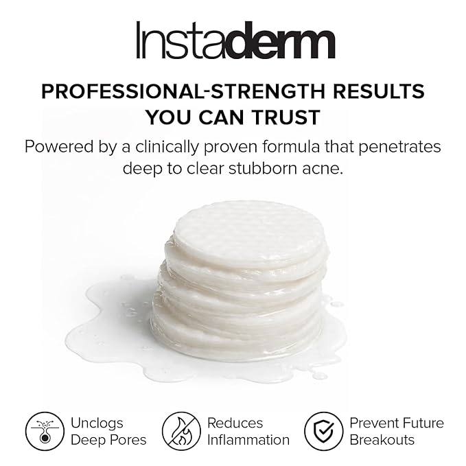 Complexion Renewal Pads-Eliminates Acne, Cystic Breakouts, Pimples, Oily Skin & Clogged Pores. Reduces Appearance of Uneven Skin Tone, Dark Spots, Freckles & Wrinkles.