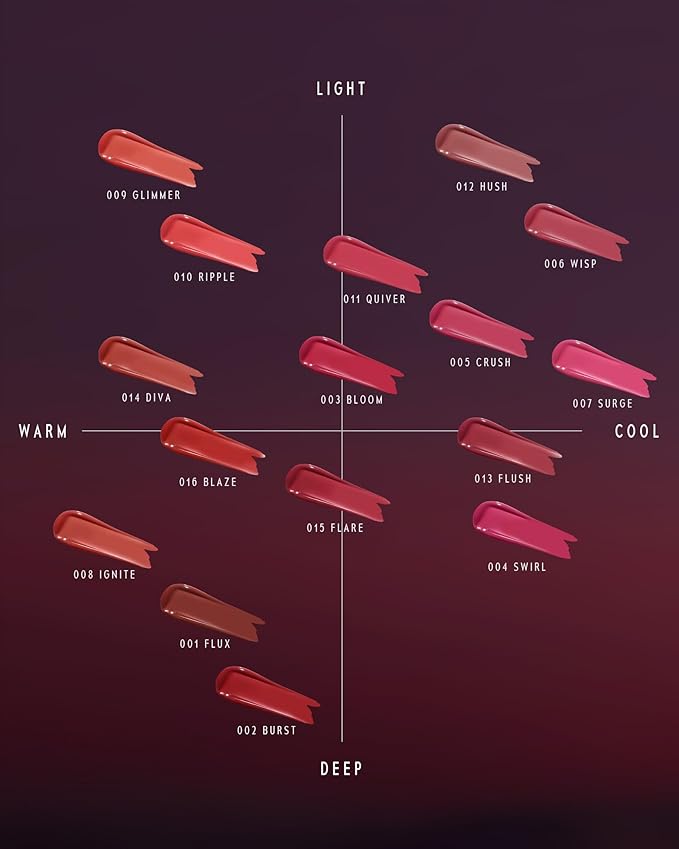 Altera Blurring Lip Tint 016 Blaze, Deep Orange Pink Glossy to Soft Matte Finish, Blur Lip Lines, Weightless No-Sticky Airy Velvet Texture, Vibrant Hydrating Long-Lasting Lip Makeup