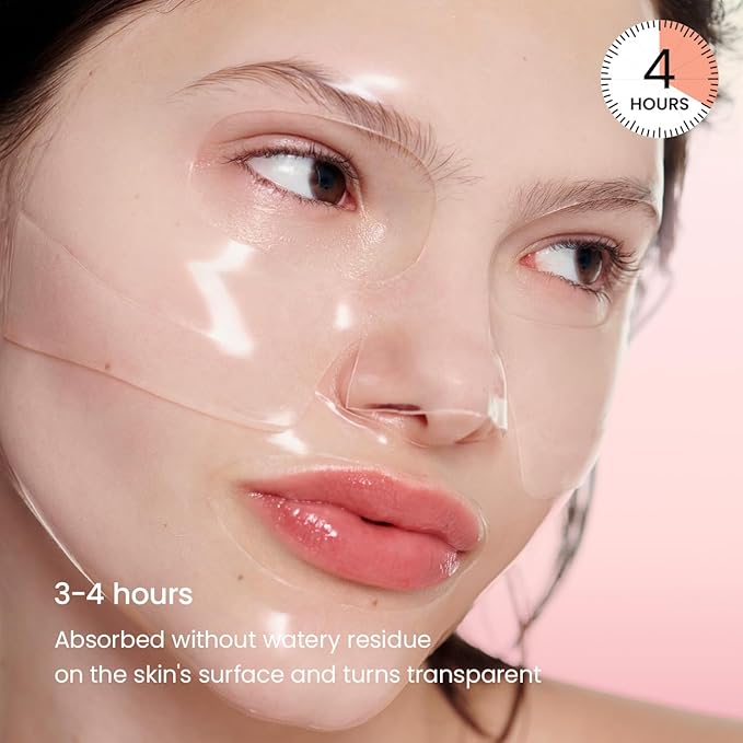 BIODANCE Bio-Collagen Real Deep Mask, Hydrating Overnight Hydrogel Mask, Pore Minimizing, Plumping, Elasticity Improvement, Korean Skin Care, Gifts for Women | 1.19oz(34g) x 16ea