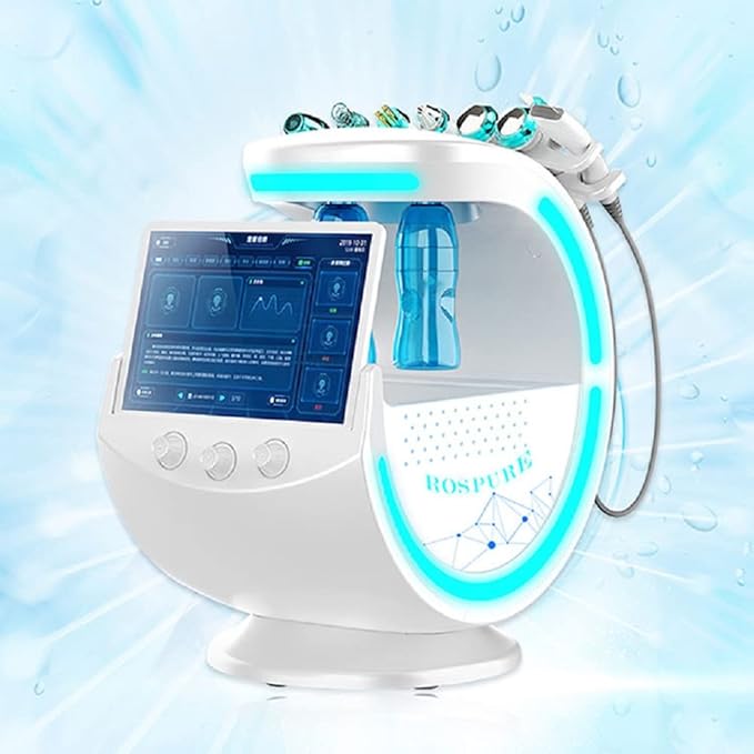 7 in 1 Hydrogen Oxygen Facial Bubble Beauty Skin Cleaning Machine 7 in 1 Face Facial Machine