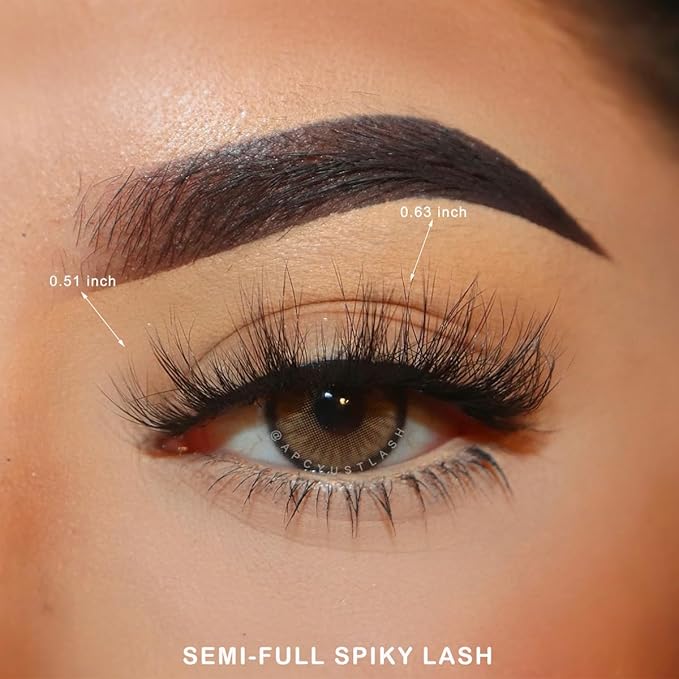 Lashes Mink Bulk 30 Pair Wholesale Lashes 5D Fluffy Eyelashes Wholesale Faux Mink Eyelashes Natural Medium Length Fake Lash with Portable Pack (Spiky 30 Pairs)