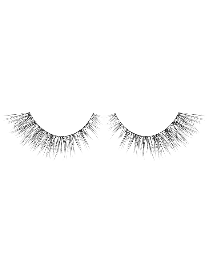 Jiocolor Lashes Natural Look Wispy False Eyelashes D Curl Faux Mink Lashes Fluffy Cotton Band Eyelashes Cat Eye Fake Eyelashes Pack 13MM