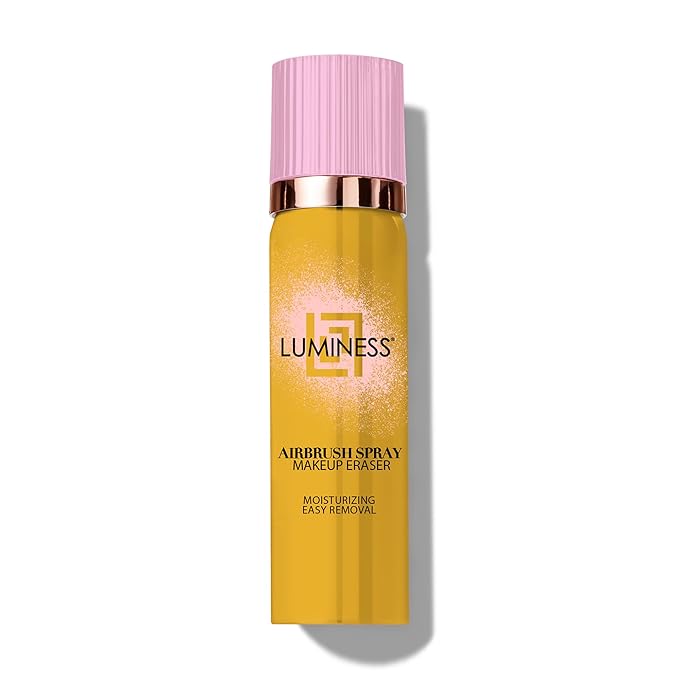 LUMINESS Face & Eye Makeup Remover, Airbrush Spray Makeup Eraser (1.86 fl oz) - Removes Longwear Cosmetics & Waterproof Formulas - Gentle -Make Up Remover for Soft, Smooth, & Hydrated Skin