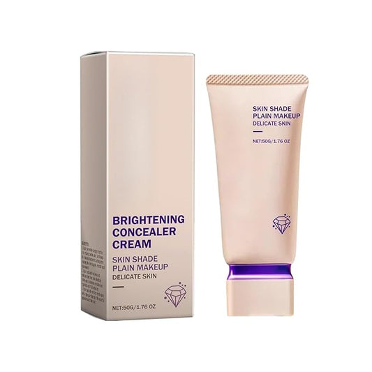 Brightening Concealer Tone-Up Cream, Lightweight Hydrating Foundation for Natural Glow, Moisturizing BB Cream for Smooth Flawless Skin 50g