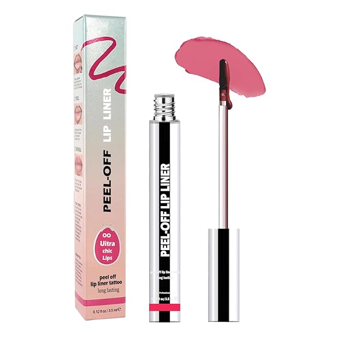 TALINZEN lip stain peel off,beauty-waterproof,transfer-proof and smudge-proof,makeup for all occasions,perfect for everyone (#00,0.12floz/3.5ml e)