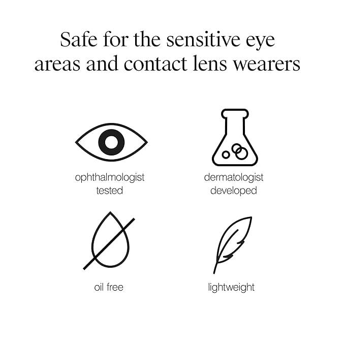 Neutrogena Gentle Oil-Free Eye Makeup Remover & Cleanser for Sensitive Eyes, Dissolves Waterproof Mascara, Non-Greasy Liquid Makeup Remover, Dermatologist & Ophthalmologist Tested, 8 fl. oz