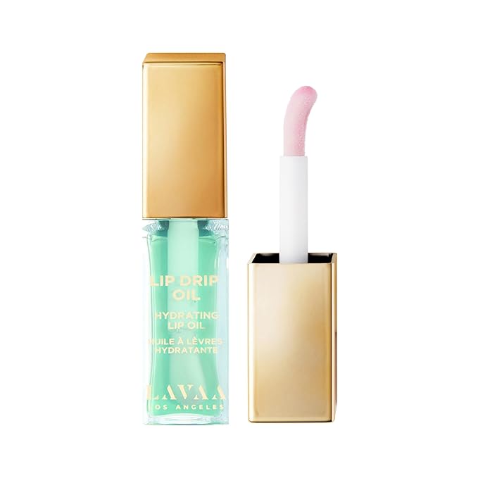 Lavaa Beauty LIP DRIP OIL pH Color-Changing Lip Tint | Glossy Non-Sticky Lip Oil | Hydrating & Nourishing Jojoba Oil, Vitamin E, and Hyaluronic Acid (Magic Apple)