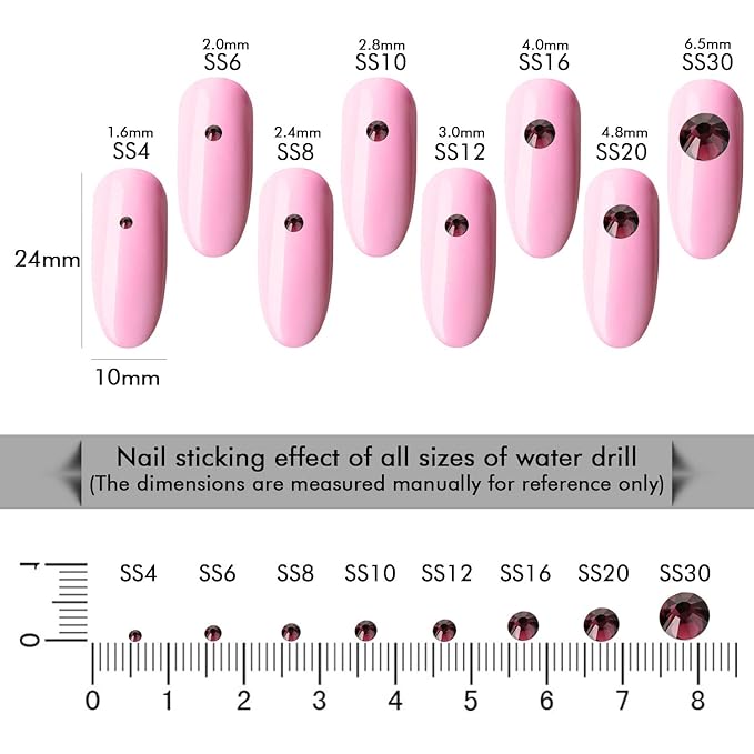 1440Pcs Amethyst Crystal Rhinestones,Glass Flatback Rhinestones Small Gemstones for Nail Face Makeup Art Crafts Clothes Decoration - (SS4,1.6mm,Amethyst)