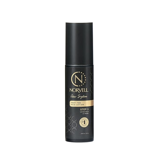 Norvell Glow System Post-Tan Face Lotion, 2 fl oz – Extend Your Glow Post-Spray Tanning or Build a Gradual Tan with After Tanning Lotion for Face