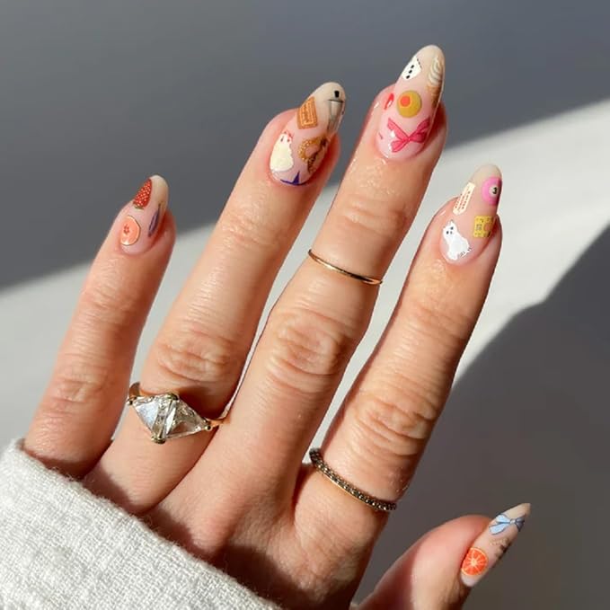 MARTINA'S Tiny Store X - Super Thin & Easy-to-Apply Nail Art with The Cutest Designs - Durable & Long-Lasting Nail Art Stickers and Decals for Women, for DIY at-Home Manicures & Salon-Quality Nails