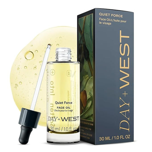 Day+West Hydrating Face Oil for Women – Rosehip & Squalane Oil for Sensitive Skin, Gentle Moisturizing Vitamin C, Natural & Essential Oils for Gua Sha Use, Healthy Glowing Skin Care -30ml