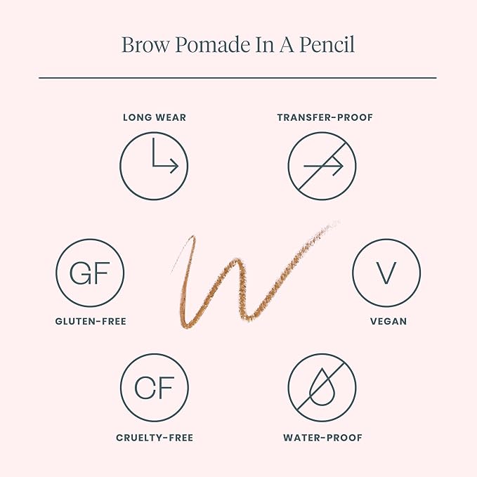 WONDERSKIN Eyebrow Pencil - Sharpenable Brow Pencil For Natural Looking Brows, Brown Eye Makeup, Long Lasting Eyebrow Pomade (Blonde)