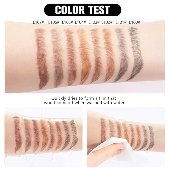 6Pcs Light Brown Eyebrow Pencils for Women,Wooden Hard-Core Eyebrow Eyeliner Pencil,Sharpener Included,Long Lasting Waterproof Sweat-proof Create a Natural Eye Brow Makeup,Beginner Brow Pencil