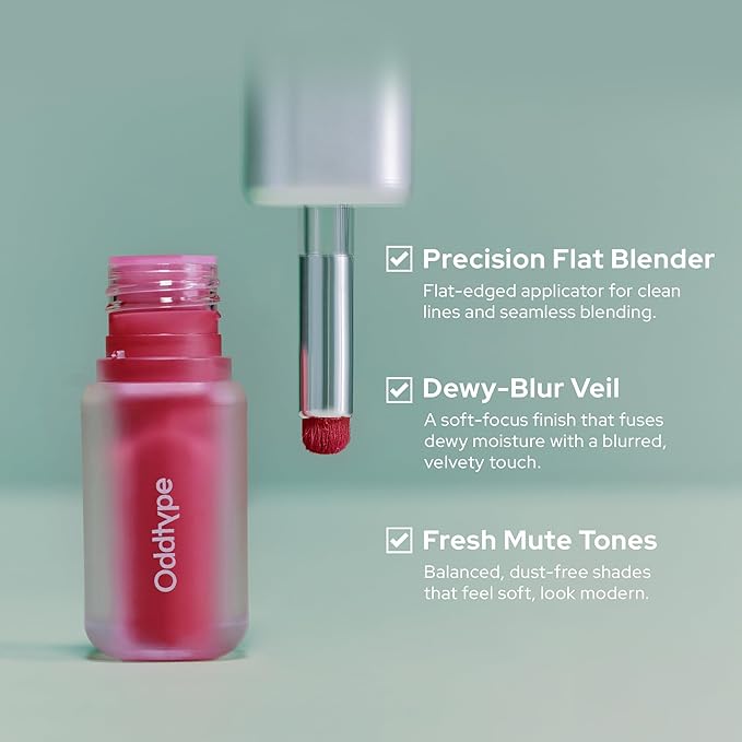 Unseen Blur Soft-matte Lip Tint Long-Lasting Stain, Blendable 3.2g, Holiday Stocking Stuffer, Winter Makeup Essentials (632 Singularity, 0.11 oz)