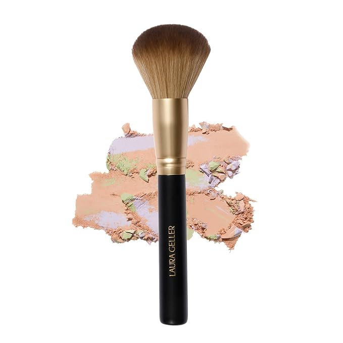 LAURA GELLER NEW YORK Cosmetic Professional Makeup Brushes - Cruelty-Free - 11 Setting Powder Brush