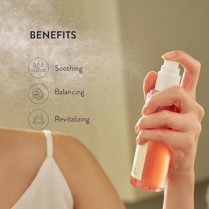 SIORIS Drops of Omija Calming Mist (3.38 fl. oz) features 34% organic Omija, calming & rejuvenating skin, and controlling sebum with mild acidity for a healthy skin