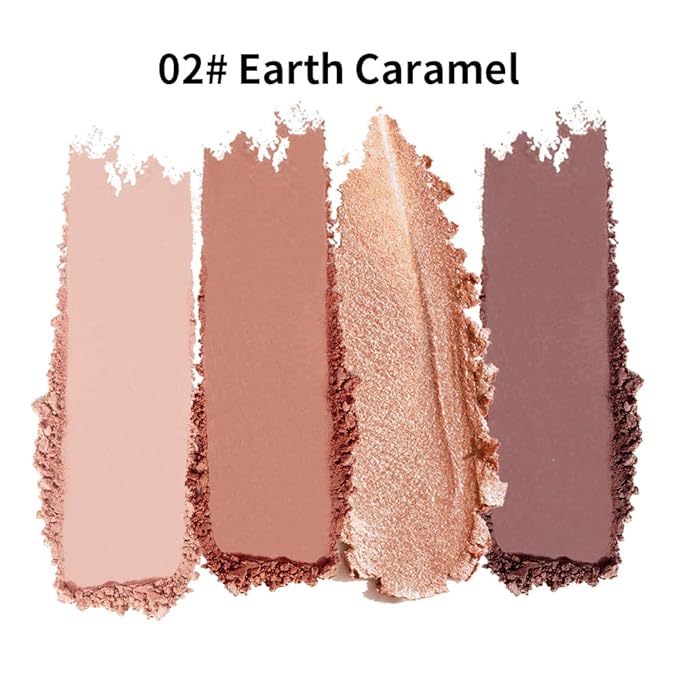 Neutral Nude Matte & Shimmer Eyeshadow Palette,Beige Brown Copper Taupe Brown Neutral-Warm Mattes Glitter Eye shadow Contour Makeup Palette for Mature Women, Blue Green Eyes, Daily Natural Makeup.