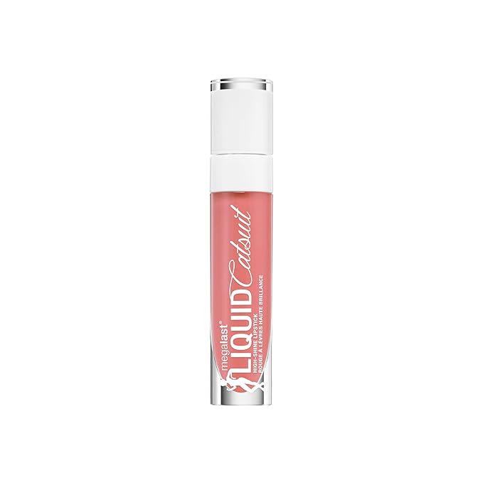 wet n wild MegaLast Catsuit High-Shine Liquid Lipstick Pink Peach Stole My Look