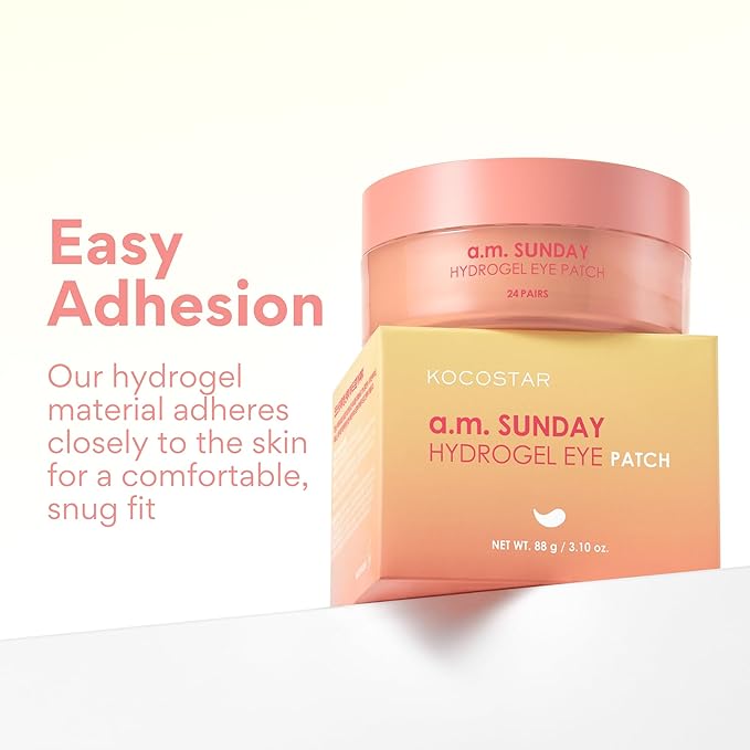 Hydrogel Eye Patches with Low Molecular Weight Norwegian Bio-Collagen, Reduces Dark Circles and Wrinkles, Under Eye Masks for Puffy Eyes, Hydrating for Dry Skin, Korean Skincare (48 patches)