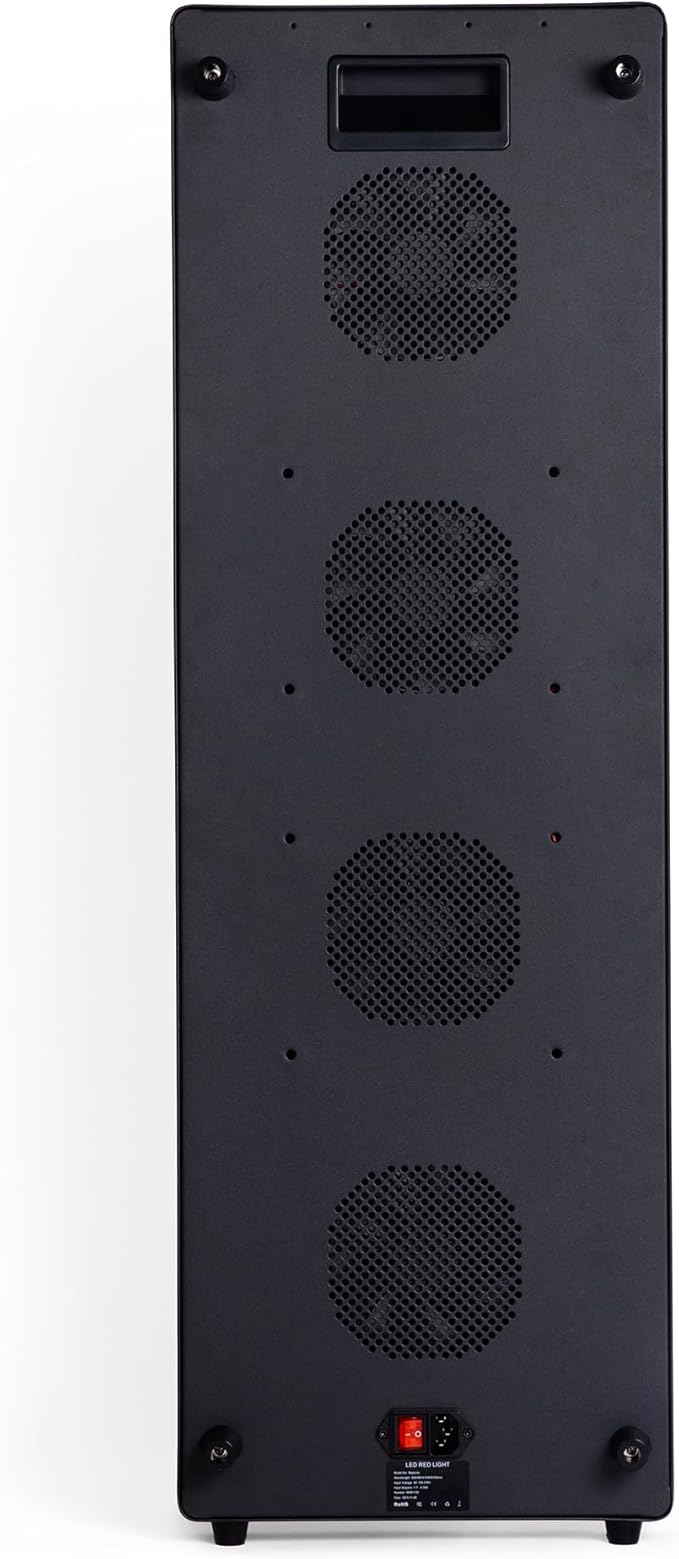 Makiuri Red Light Therapy Lamp | LED Light Therapy Panel for Face & Body | Infrared & Red Light in 5 Wavelengths | Supports Relaxation, Skin Appearance & Overall Wellness | Neptune (Black 300 LED)