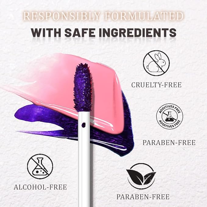 JUAAZIN Peel Off Lip Stain Tattoo with Tweezer - Light Rose Matte Lip Tint, Long Lasting Waterproof Transfer-Proof Lip Stain, Cruelty-Free Lip Masque for All Skin Types, Valentine's Day Gift 05#