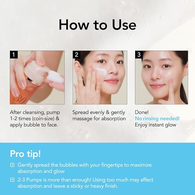MENOKIN 30 Seconds Quick Bubble Mask [MOIST] - [Hyaluronic Acid] in Micro-bubbles, 8 Types for 96% Moisture Improvement, Deep Hydration, Niacinamide, Korean Skin Care Essential, 70 Uses, 3.21 fl.oz