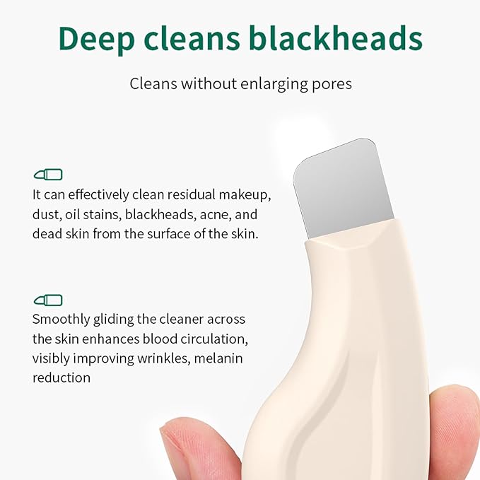Vangines Silicone Nose Blackhead Remover/Face Spatula for Deep Cleaning Black Head Removal.Mild and Safe Skin Scrubber for Remove Facial and Nose Ehead（Beige）