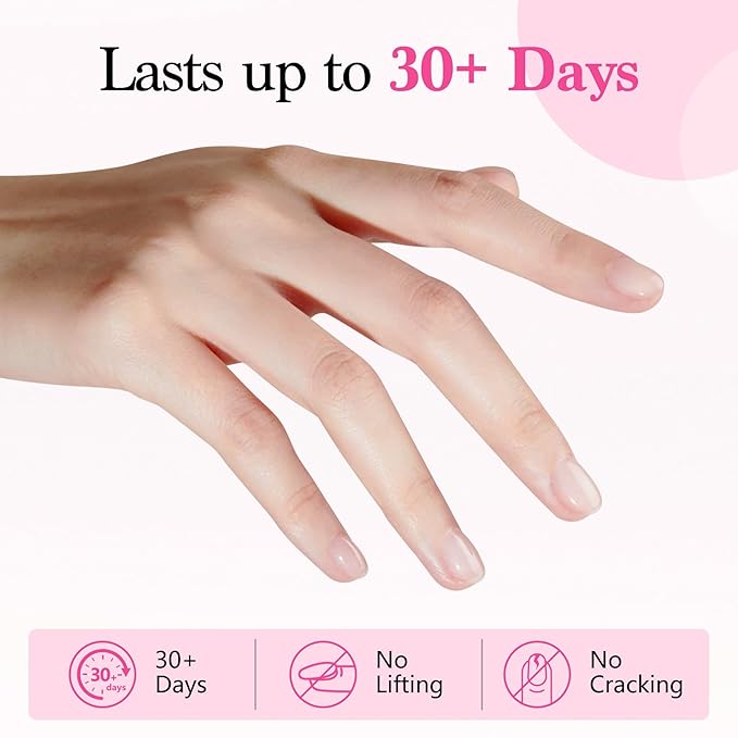 QIEK Builder Nail Gel, 7-in-One Builder for Nails Crystal Clear Strengthener Glue Apex Enhancement Extension Hard Building Gel LED Lamp Cured Rubber Base Coat for DIY Beginners& Salon Manicure 0.54 OZ