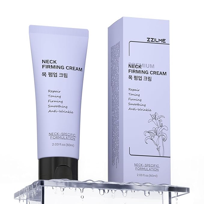 Premium Neck Creams For Tightening and Firming – Lifting Treatment for Décolleté and Chest, Anti-Aging Neck Cream Reduces Fine Lines and Sagging, Gift for Women & Men, 2.03 Fl Oz