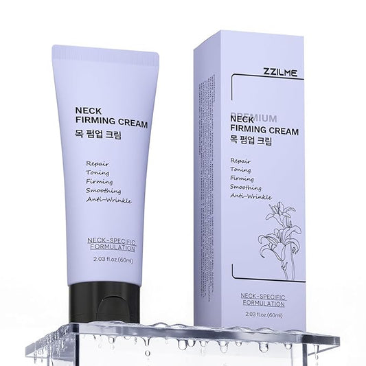 Premium Neck Creams For Tightening and Firming – Lifting Treatment for Décolleté and Chest, Anti-Aging Neck Cream Reduces Fine Lines and Sagging, Gift for Women & Men, 2.03 Fl Oz