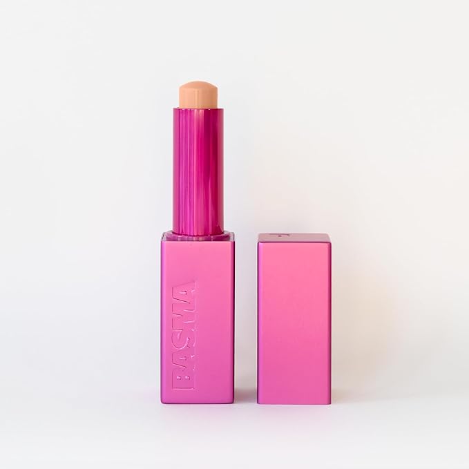 BASMA BEAUTY Foundation Stick – Long-Lasting with Aloe Vera & Vitamin E, Multi-Use for Foundation, Concealer, Contour (Shade 027 For medium skin with neutral yellow undertones.)