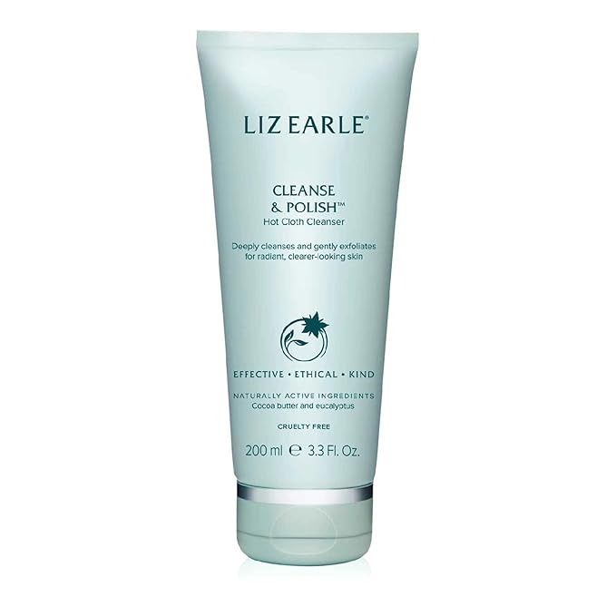 Liz Earle Cleanse & Polish Face Wash - Gentle Facial Cleanser with Moisturizing & Calming Ingredients - Boosts Hydration and Reveals Instant Radiance (200ml)