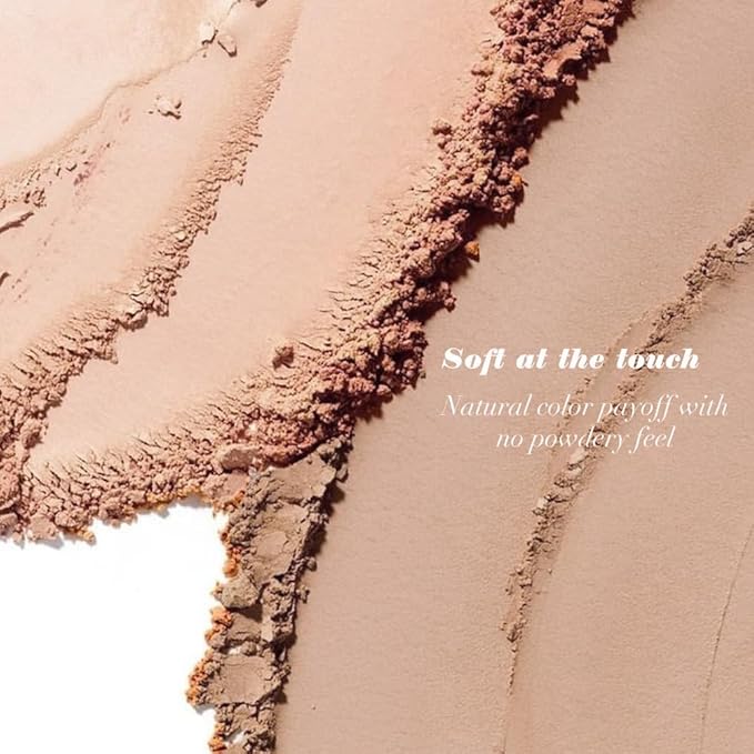 AMY'S DIARY 9-Color Soft Nude Matte Eyeshadow Palette, Peach Brown Neutral Shades for Natural Daily Makeup, Blendable Long-Lasting Highly Pigmented Eye Shadow for Work, School & Soft Glam Looks