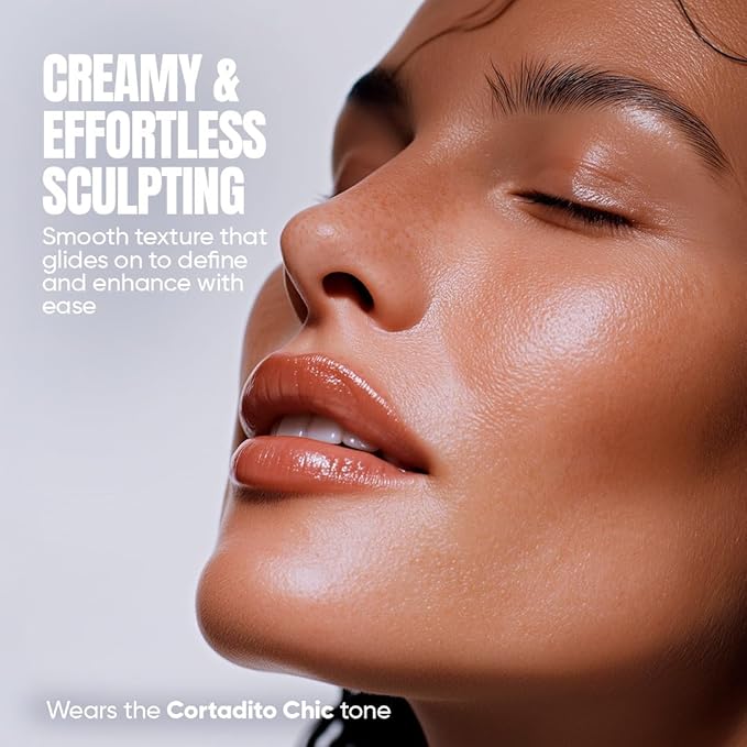 TOTEMICA Cream Contour Stick, “Enigmatic Goddess” by Ana Patricia, Cool Toned Sculpting Makeup, Soft Matte Cream Formula, Long-Lasting Blendable Face Shaping Stick| 0.15 oz - Cortadito Chic