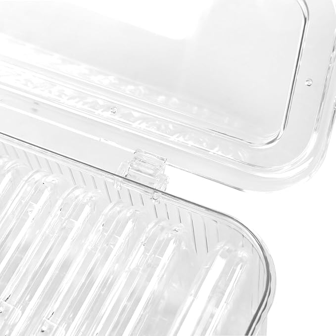 JAPCHET 24 PCS 3.3 Inch Press on Nail Organizer, Clear Storage Box with 2 Big Storage Box for Nails Display Home Salon